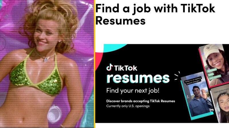 Job Applicants Are Now Expected To Be Elle Woods Applying to Harvard With TikTok's New Resume Feature