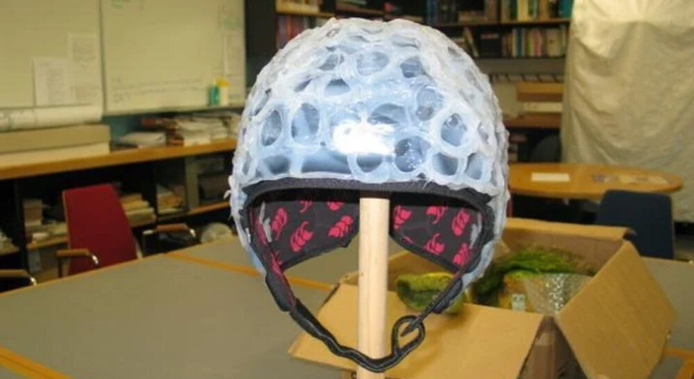 bird mating helmet