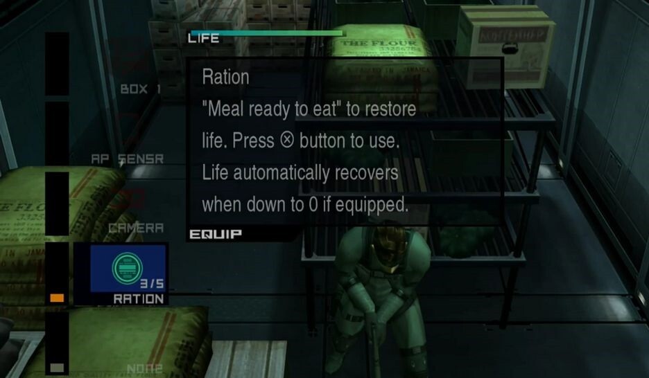 MGS's rations