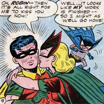 Batgirl and Robin