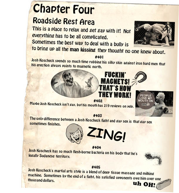 Chapter Four Roadside Rest Area This is a place fo relax and gef gay with it! Nof everything has to be all complicated. Sometimes the best way to deal