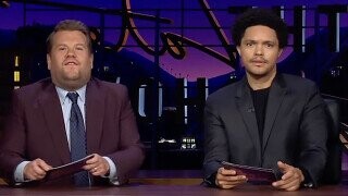 Trevor Noah and James Corden Call Themselves the ‘Bad Boys of Late Night’