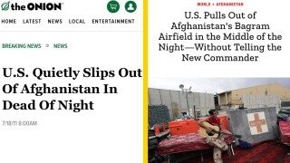 The Onion Predicted The U.S. Military Would Leave Afghanistan In The Middle of the Night Ten Years Ago