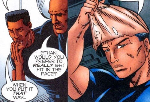 Panels from 1996 Mission: Impossible comic by Marvel.