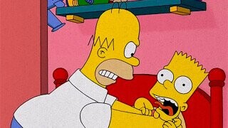 ‘Simpsons’ Producers Strangle the ‘Clickbait’ Narrative That Homer’s Done Throttling Bart