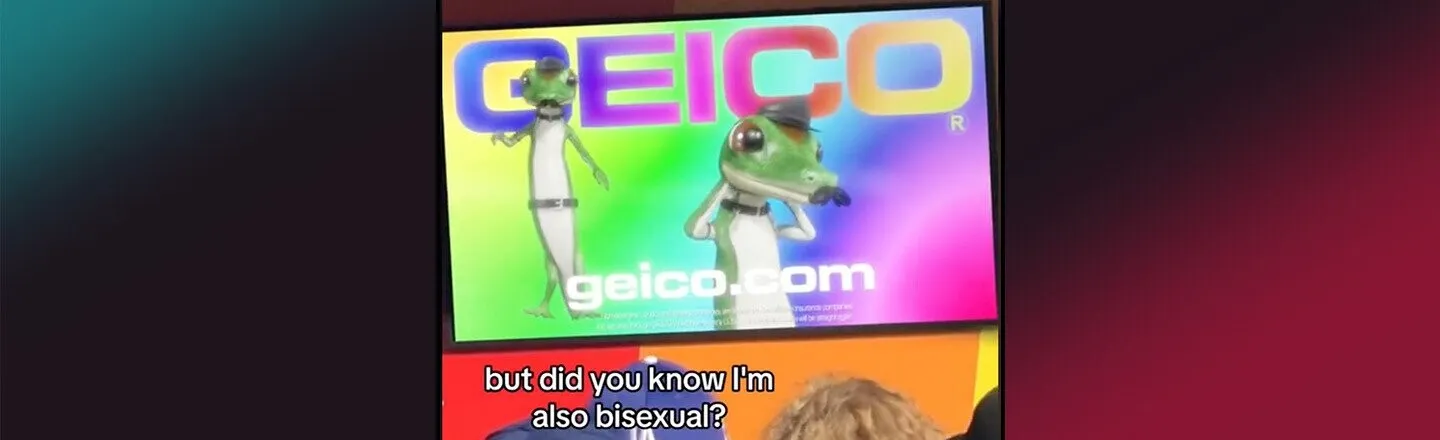 According to This Corporate Pride Parody, the Geico Gecko Is Bisexual