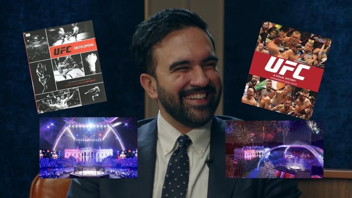 Which UFC Coffee Table Book Does Trump Show White House Guests?