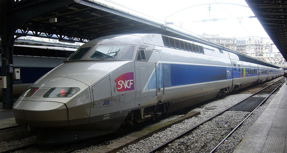 TGV Est in the Paris Est train station