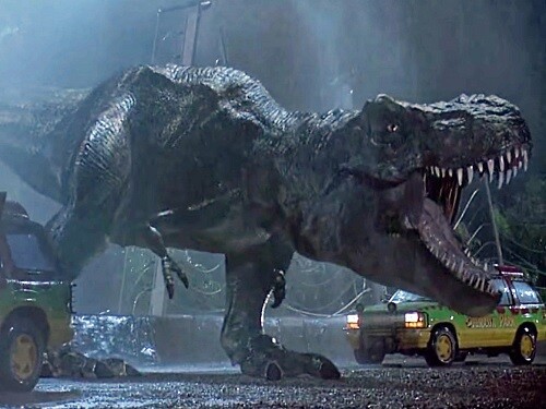 T. Rex from Jurassic Park.