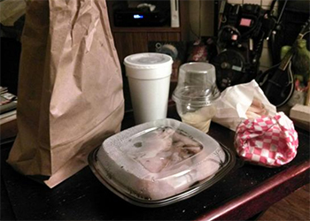 Fake Burger King meal