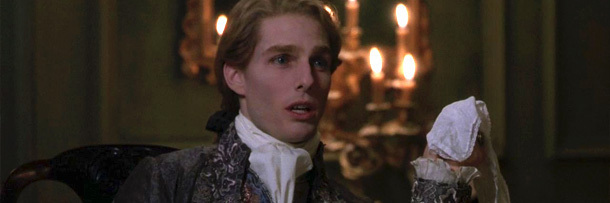 Tom Cruise as a vampire