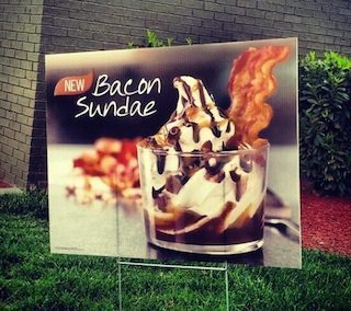 NEW Bacon Sundae 