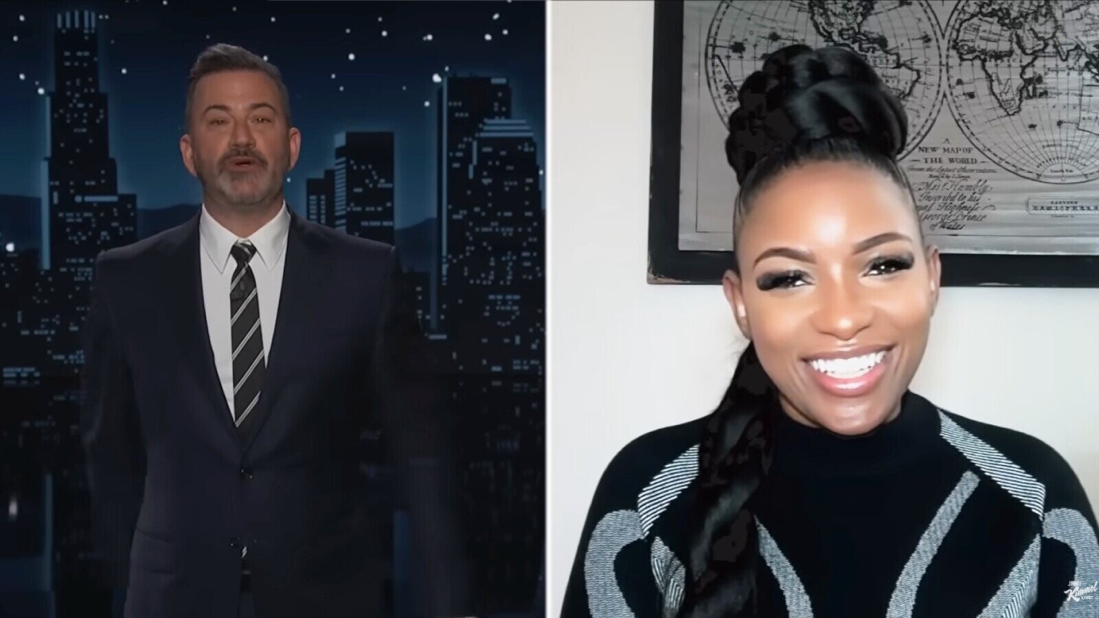 Congresswoman Jasmine Crockett Accepts Jimmy Kimmel’s Offer to Compete Against President Trump in An IQ Test Challenge