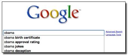 Google obama Advaneed Saame Langumoe Tools obama birth certificate abama approval rating obama jokes obama deception 