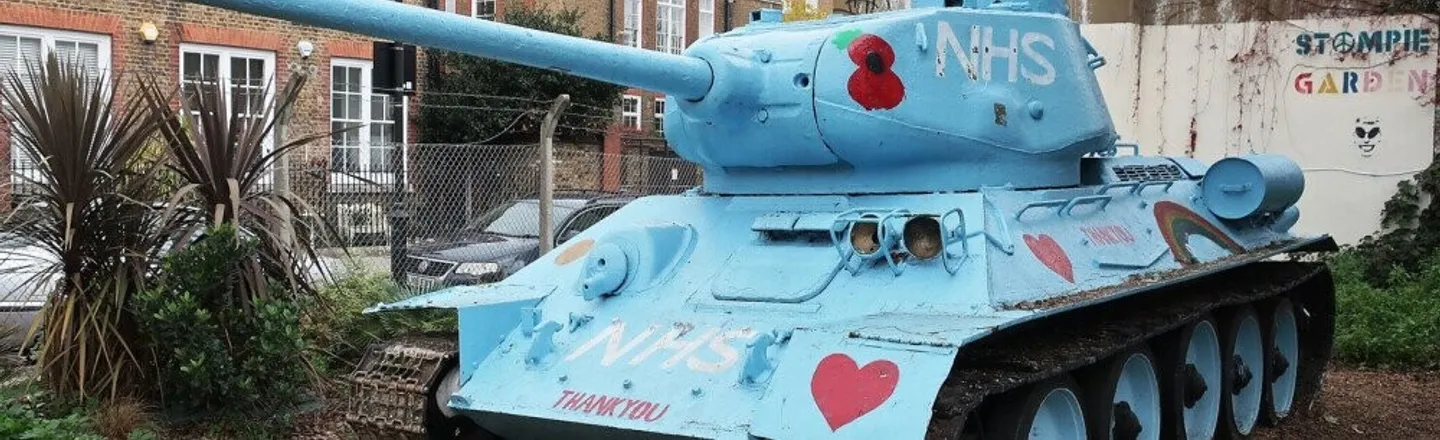 Stompie, The Russian Tank Parked Forever In London