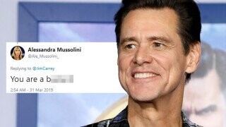 Mussolini’s Granddaughter Had Beef With Jim Carrey