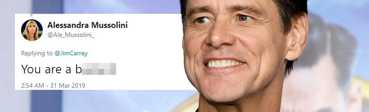 Mussolini’s Granddaughter Had Beef With Jim Carrey