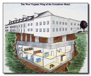 The West Virginia Wing ot the Greenbrier HoteL