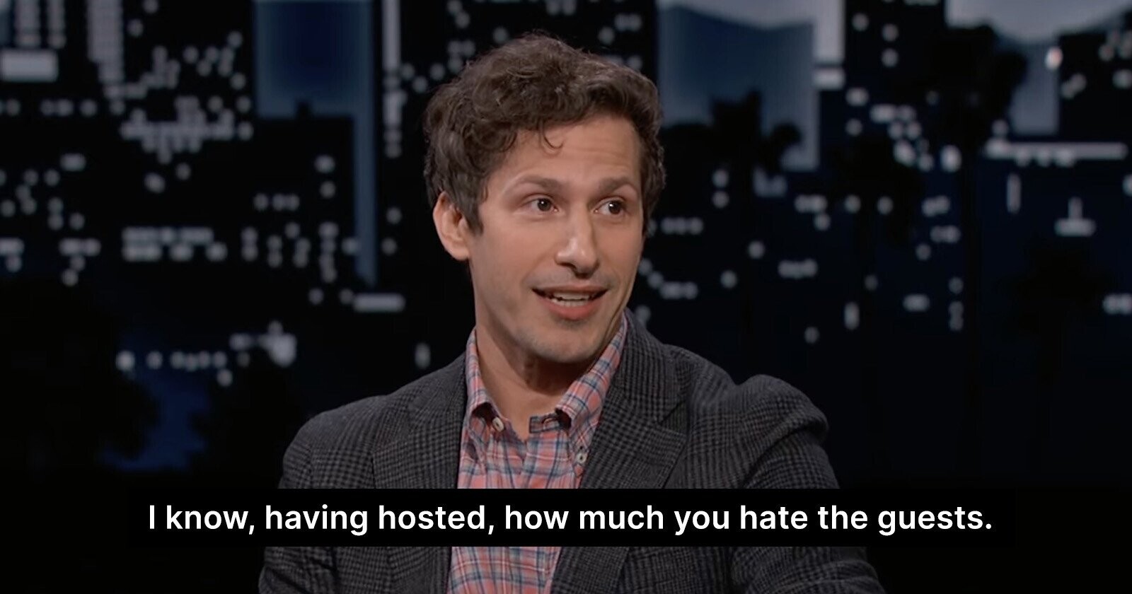 ‘Now I Know How Much You Hate the Guests’: Andy Samberg Reflects on Guest Hosting ‘Kimmel,’ A Job He Despised And Will Never Do Again