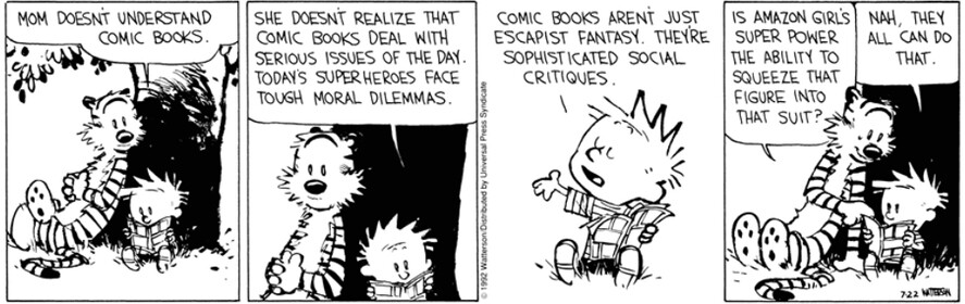 Calvin and Hobbes meta commentary