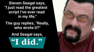 17 Times Steven Seagal’s Hair Dye May Have Seeped Into His Brain