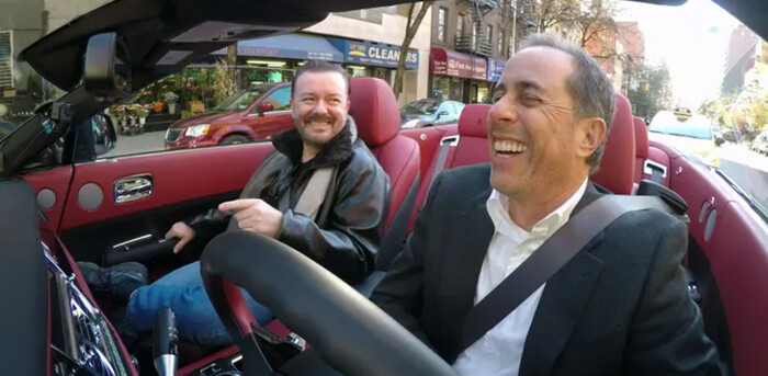 Ricky Gervais and Jerry Seinfeld