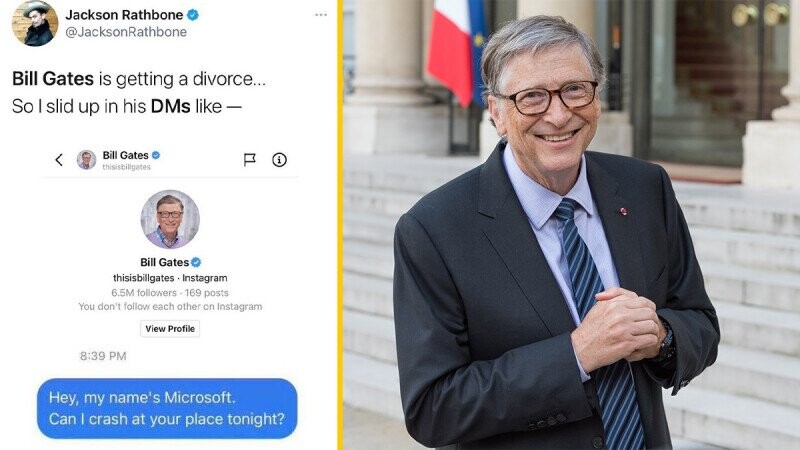 Everyone is Apparently Shooting Their Shot in Bill, Melinda Gates's DMs