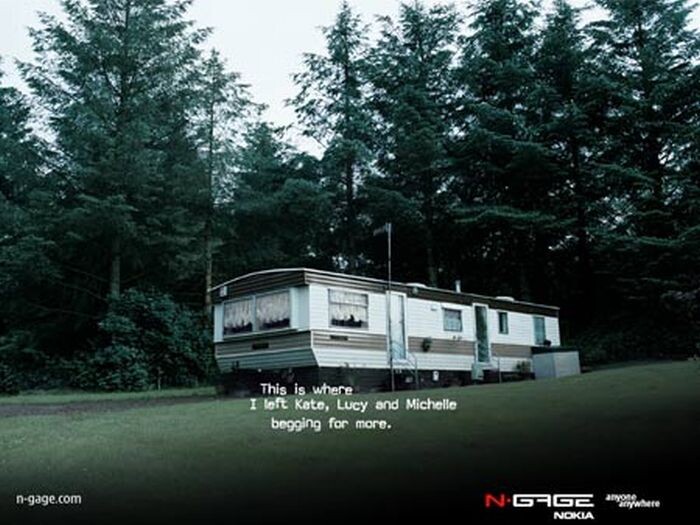 An actual ad for the N-Gage