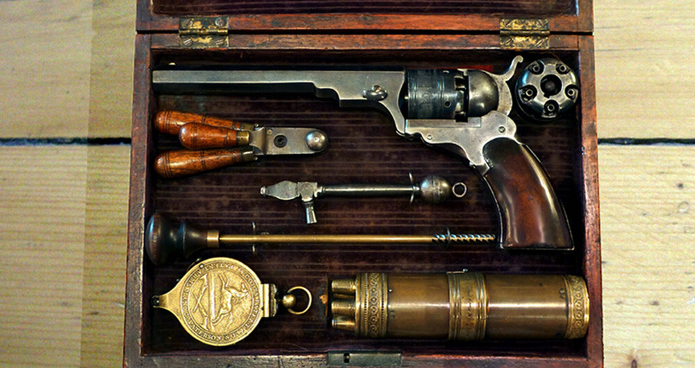 Cased Colt Paterson 2nd Belt Model