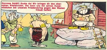 Asterix comic panels