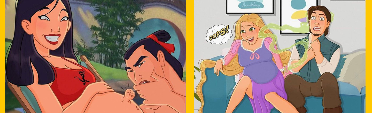 Somebody Decided To Animate The Disney Princesses Experiencing Pregnancy