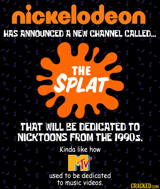 Nickelodeon starting Splat, a new network dedicated to 90s era cartoons