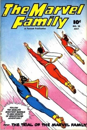 The Marvel Family comic cover