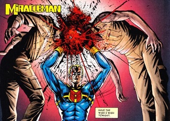 Miracleman comic panel