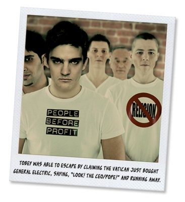 Rreo IOTY PEOPLE BEFORE PROFIT TOSEY WAS ABLE TO ESLAPE By CLAIMING THE VATICAN BENERAL JUST ELECTRIC, BOUGHT SAYING, *LOOK! THE CEO/POPE/ AND RUNNIN