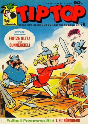 Tip Top Fritze Blitz and Dunnerkiel comic cover