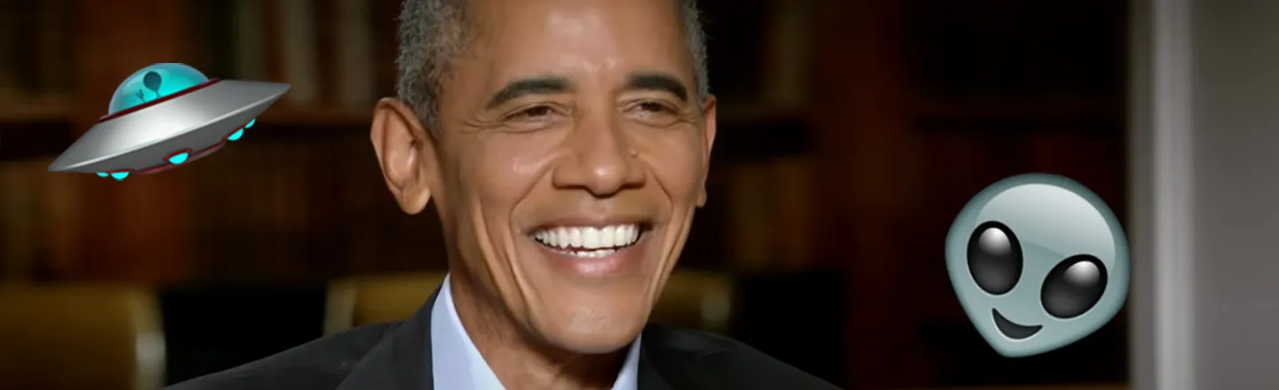 UFOs May or May Not Exist, President Obama Says