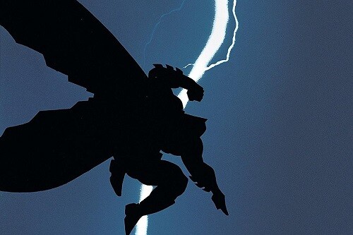 Cover of Frank Miller's Dark Knight Returns.