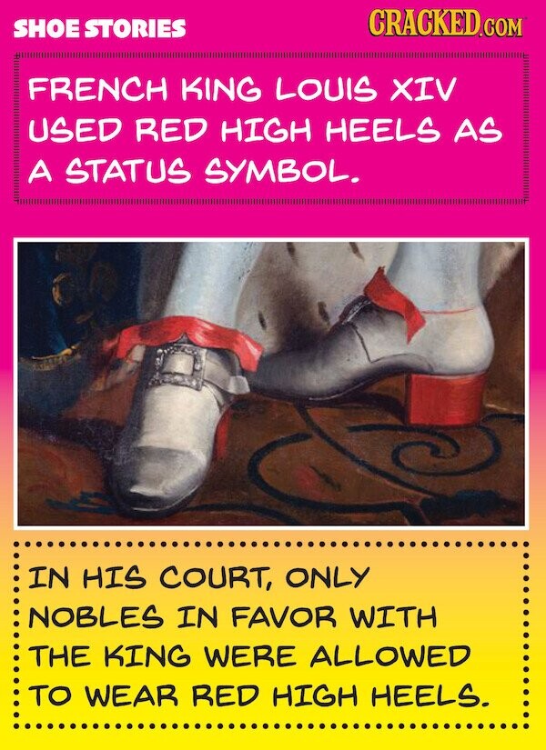 Satan Shoes and Bright Red Heels: 16 Fabulous Footwear Facts