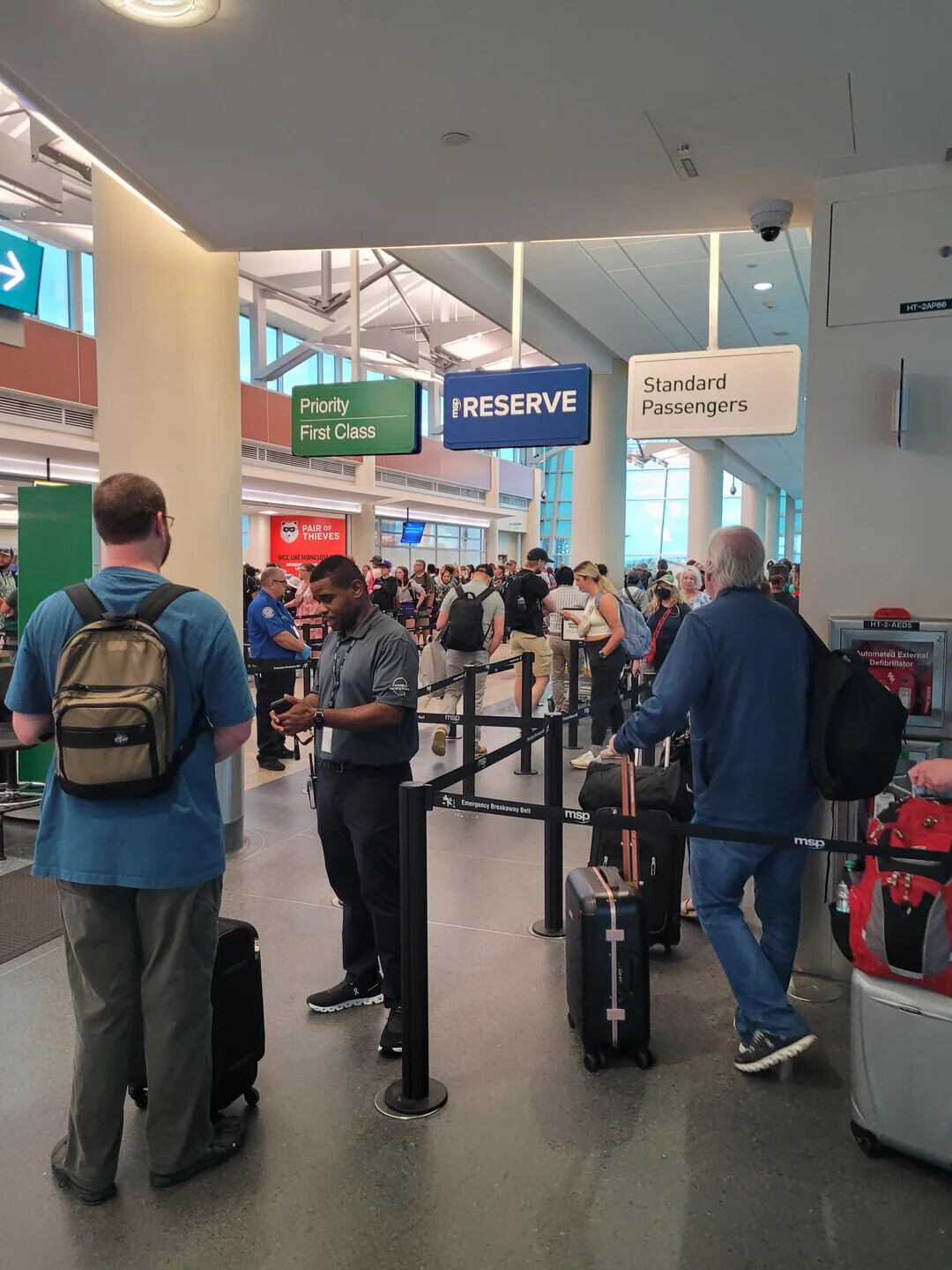 HT-2AP86 Standard Priority RESERVE Passengers First Class PAIR OF THIEVES HT-2-AED5 utomated External Defibrillator Emergency Breakaway Bell msp msp