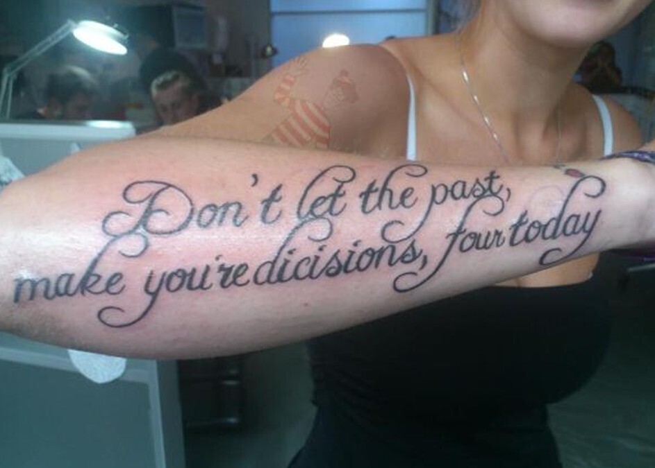 22 Tattoos Where We’re At A Loss For Words