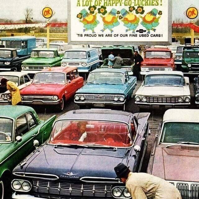 Vintage Photos of What Buying a Car Once Looked Like