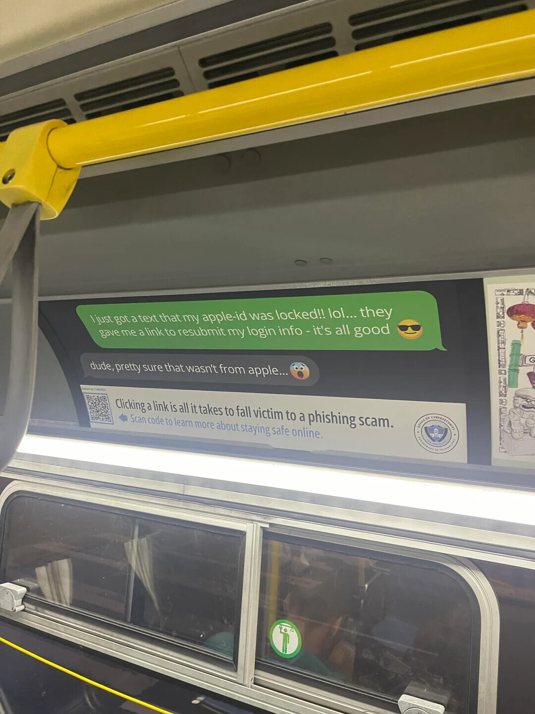 I just got a text that my apple-id was locked!! lol... they gave me a link to resubmit my login info - it's all good dude, pretty sure that wasn't from apple... Clicking a link is all it takes to fall victim to a phishing scam. Scan code to learn more about staying safe online. OFFICE PAPARTMENT of CYBERSECURITY DE TECHNOLOGY