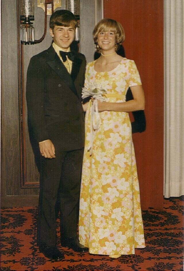 Classic Prom Photos Going All in on the 1970s