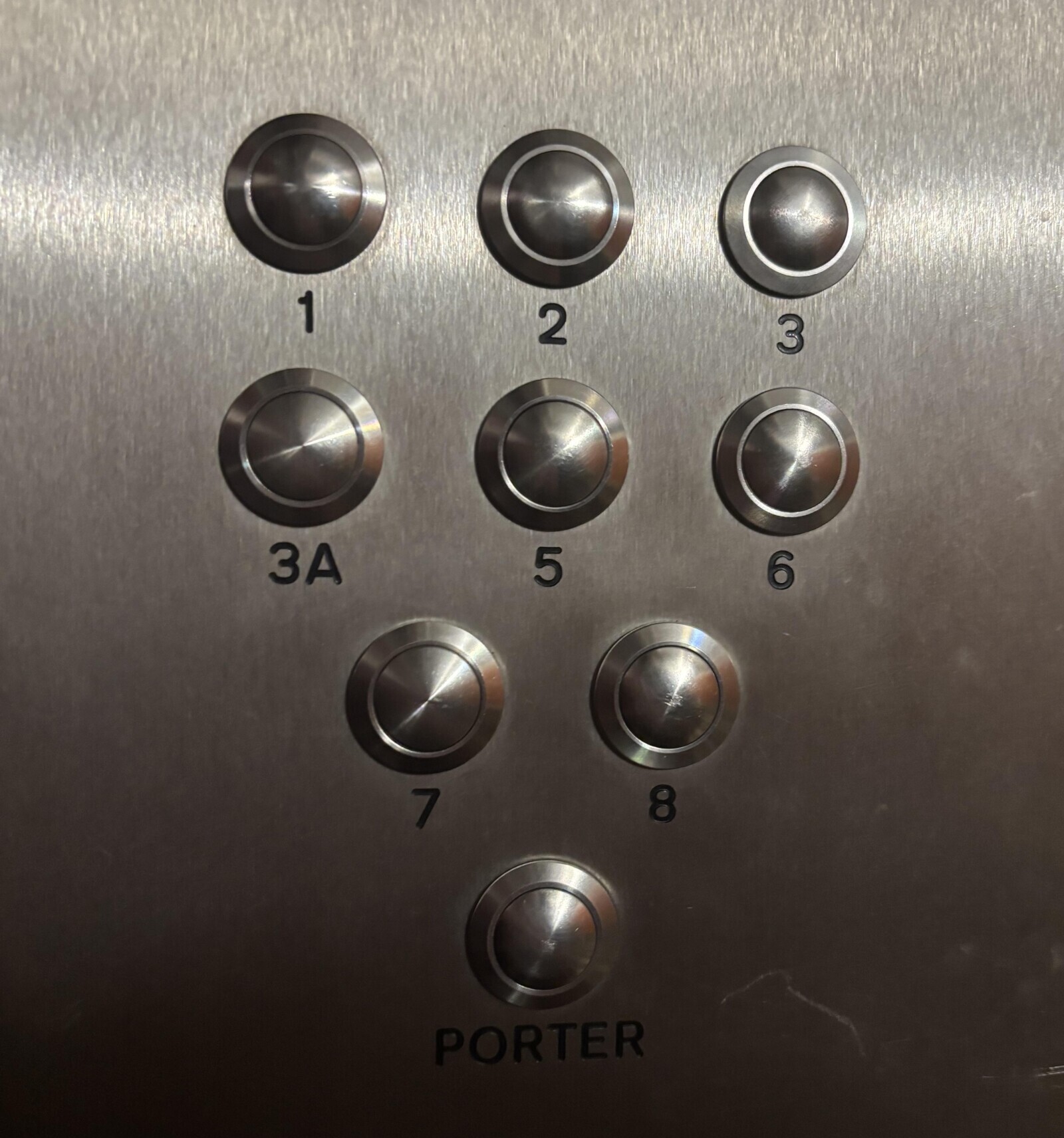 1 2 3 ЗА 5 6 8 7 PORTER