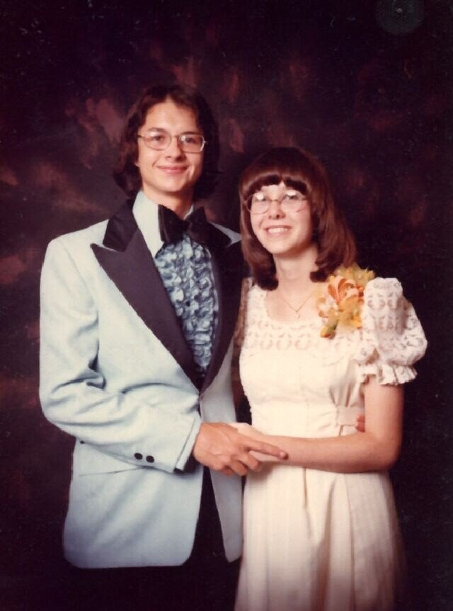 Classic Prom Photos Going All in on the 1970s