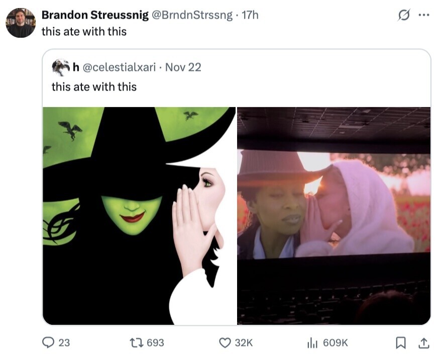 Brandon Streussnig @BrndnStrssng. 17h G ... this ate with this h @celestialxari Nov 22 this ate with this 23 693 32K 609K 