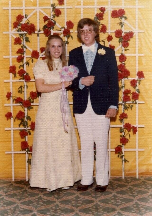 Classic Prom Photos Going All in on the 1970s