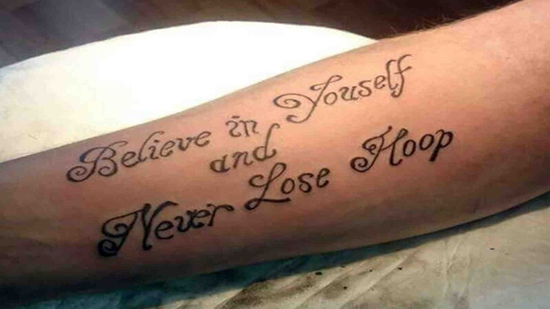 22 Tattoos Where We’re At A Loss For Words