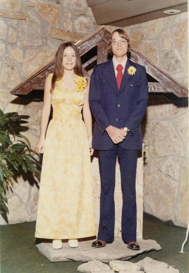 Classic Prom Photos Going All in on the 1970s